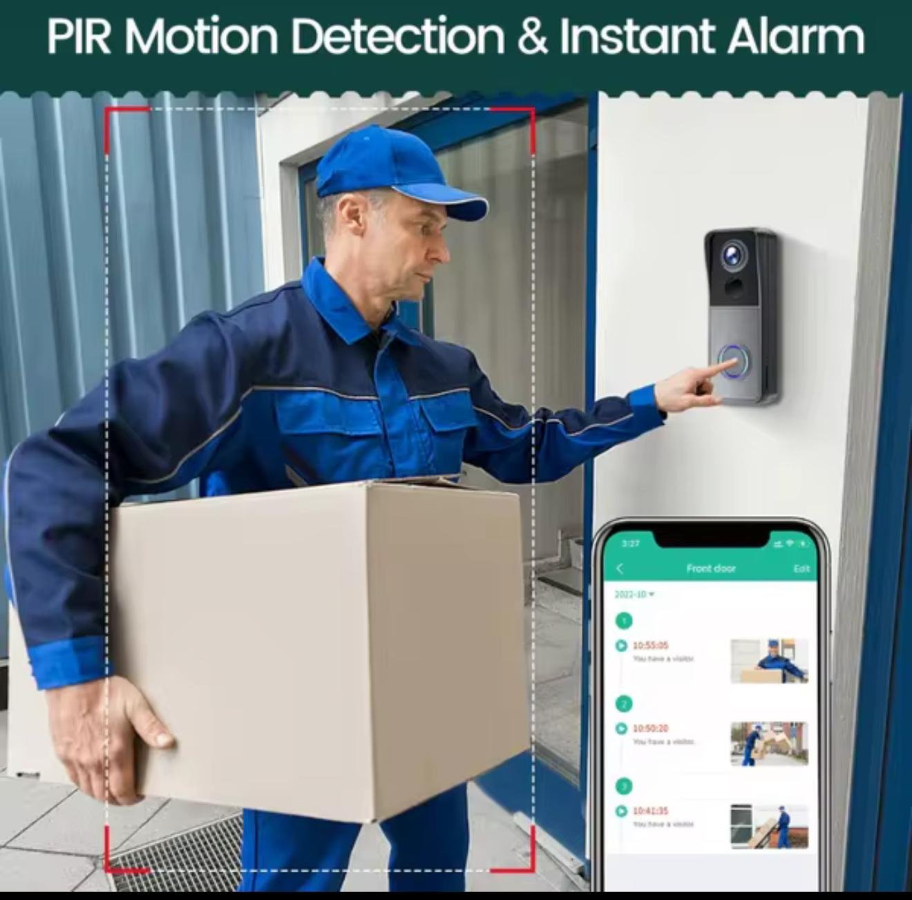 Smart home video doorbell - Image 3