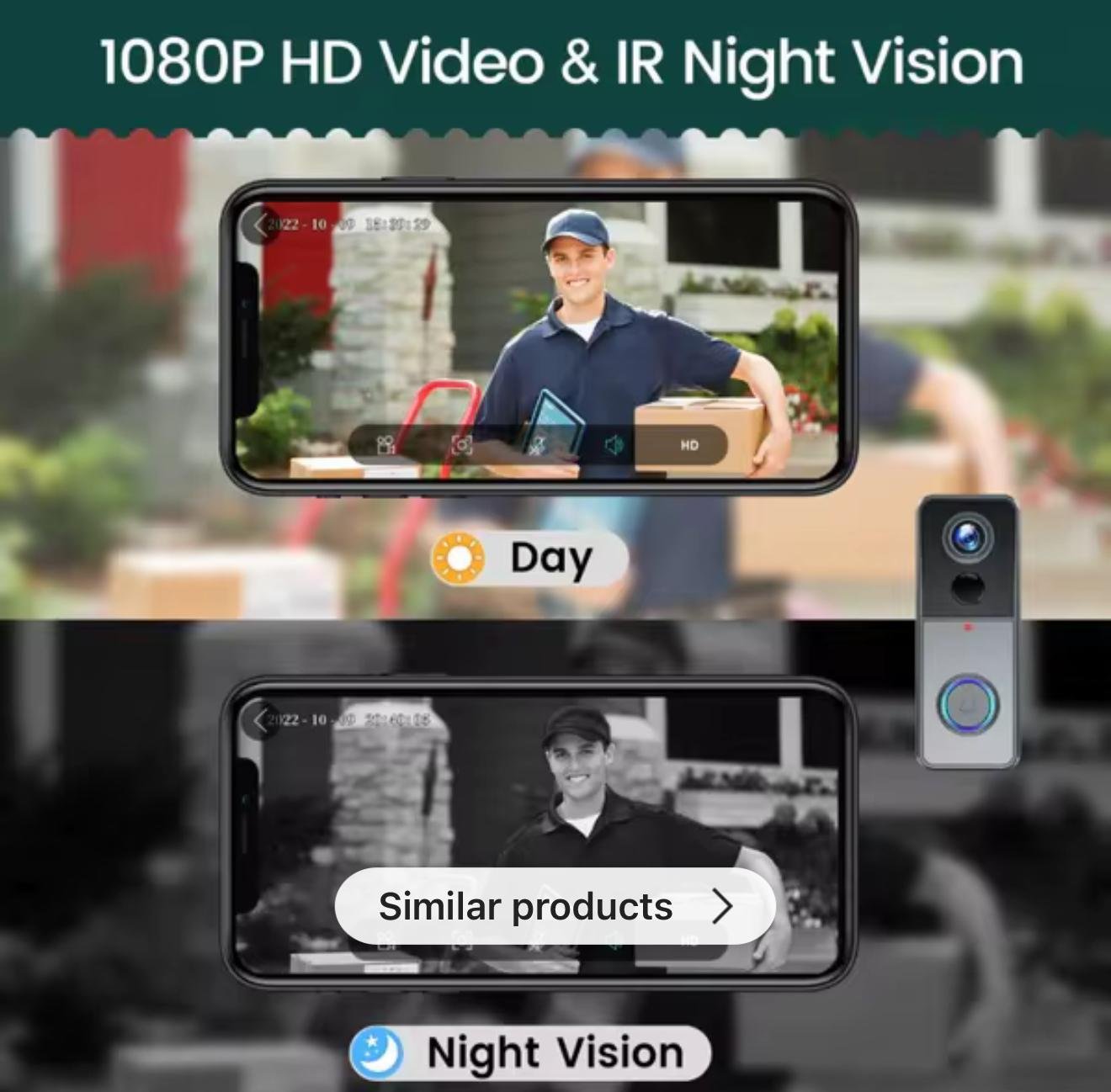 Smart home video doorbell - Image 5