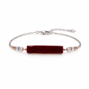 Smart bracelet jewelry-style wearable on white background